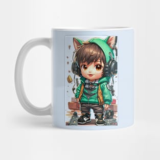 Cartoon style of a baby boy Mug